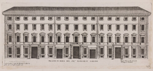 Palazzo in Roma del Sig(r) marchese Corsini