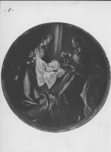 La natividad pintura de El Greco