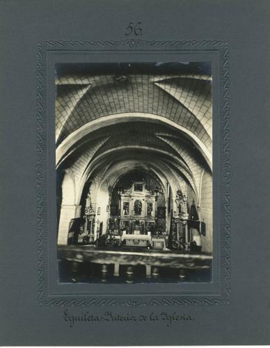 Aguileta (Álava). - Interior de la iglesia de San Román