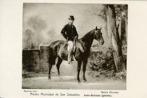 Ricardo Balaca (autorretrato a caballo)