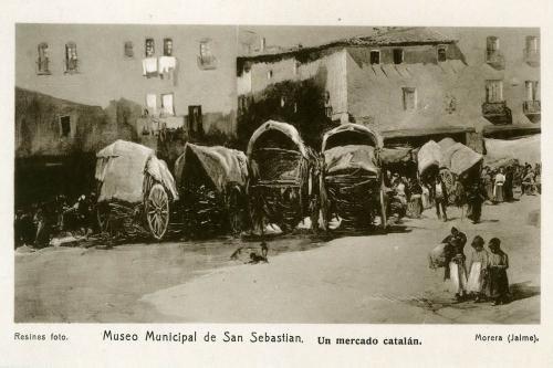 Un mercado catalán (Jaime Morera)