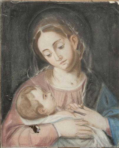 Virgen con el Niño en brazos